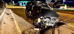 Afyonkarahisar'da trafik kazası: 1 ölü, 1 yaralı