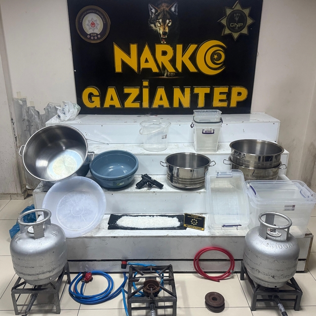 Gaziantep'te uyuşturucu operasyonu: 4 tutuklama