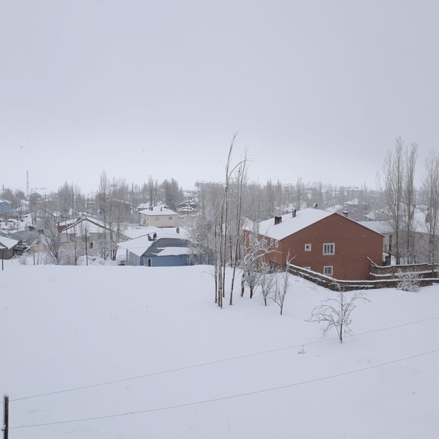 Van'da 34 yerleşim yeri kardan kapandı