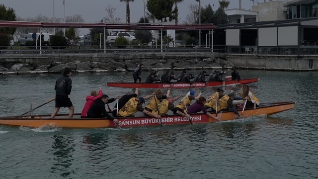 Sisli havaya rağmen kıyasıya rekabet: Dragon Boat Ligi'nde Mart heyecanı