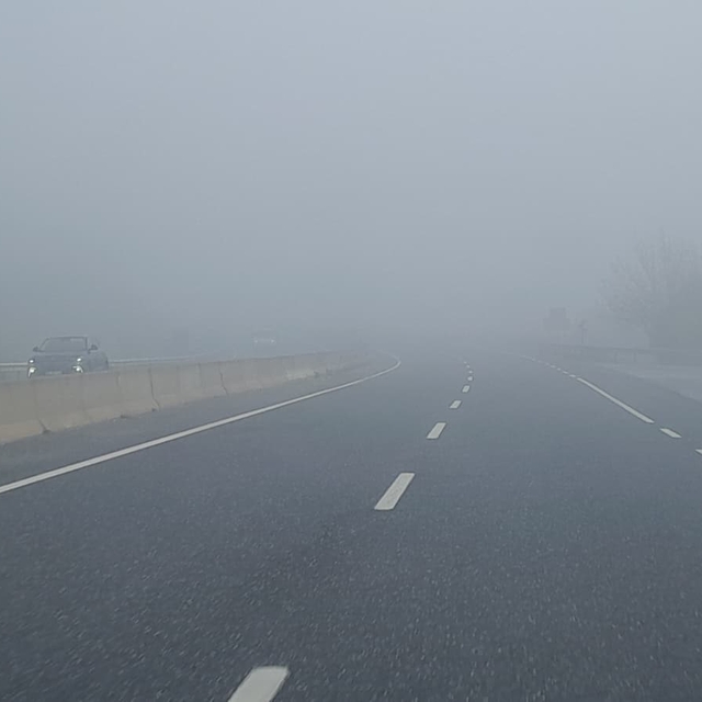 Yatağan-Çine arasında yoğun sis