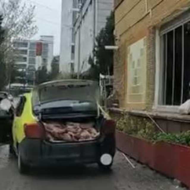 Taksinin bagajında et sevkiyatı yapan işletmeye ceza