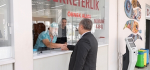 Rektör Altun’dan hastane personeline ziyaret