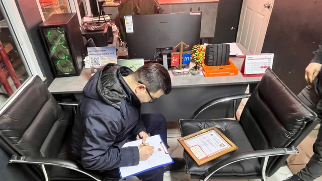 Küçük Sanayi Sitesi'nde 9 işyerinin ruhsatsız olduğu anlaşıldı