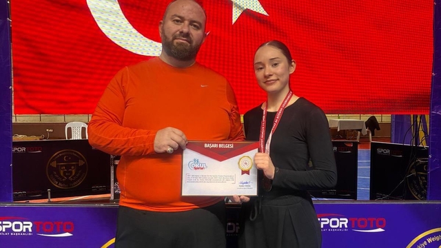 Bilecikli sporcu Türkiye ikincisi oldu