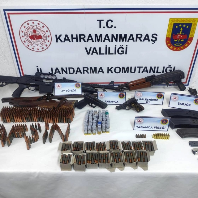 Kahramanmaraş'ta silah kaçakçılığı operasyonunda 1 tutuklama