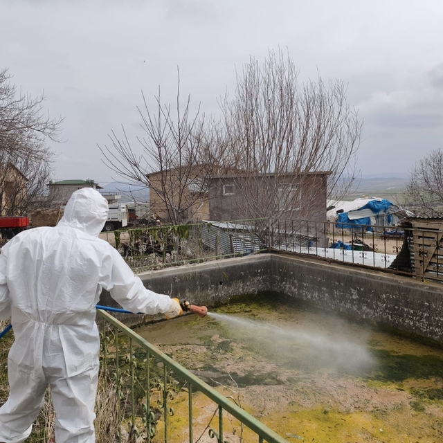 Elazığ'da larva ilaçlama çalışmaları başladı