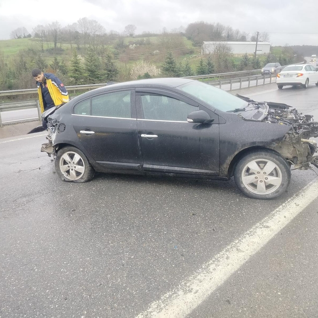 Sakarya'da trafik kazasında 1 kişi yaralandı