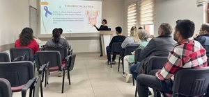 Gelibolu'da sağlık personeline "kolorektal kanser" eğitimi