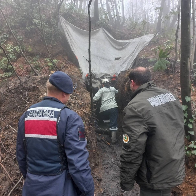 Zonguldak'ta 7 günde 5 ruhsatsız maden ocağı imha edildi