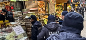 Zonguldak'ta zabıtadan 'kaldırım işgali' denetimi