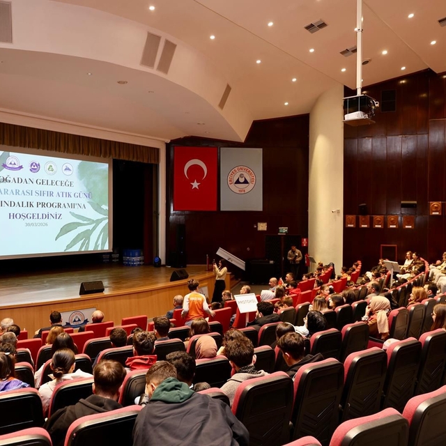ERÜ'den Uluslararası Sıfır Atık Günü dolayısıyla farkındalık etkinliği