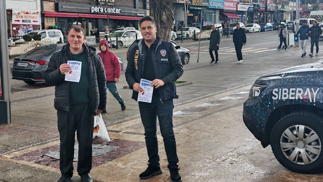 Muş'ta vatandaşlara siber güvenlik uyarısı