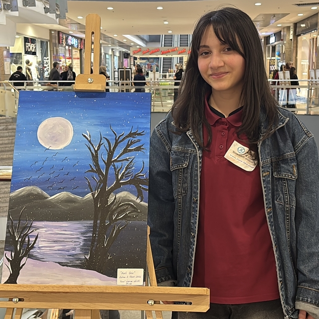 Kastamonu'da ortaokul öğrencileri hayallerini sanata dönüştürdü