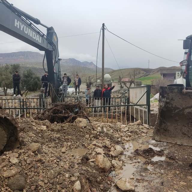 Şırnak'ta sel ve taşkınların yol açtığı hasar gideriliyor