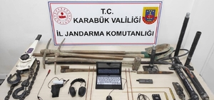 Karabük’te jandarmadan kaçak kazı ve uyuşturucu operasyonu