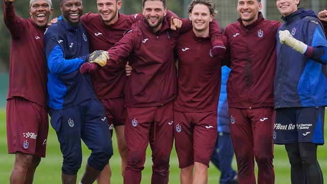 Trabzonspor, Galatasaray maçının hazırlıklarını sürdürdü