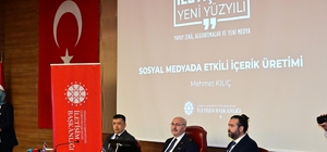 Denizlili basın mensuplarına "Sosyal Medyada Etkili İçerik Üretimi" eğitimi verildi