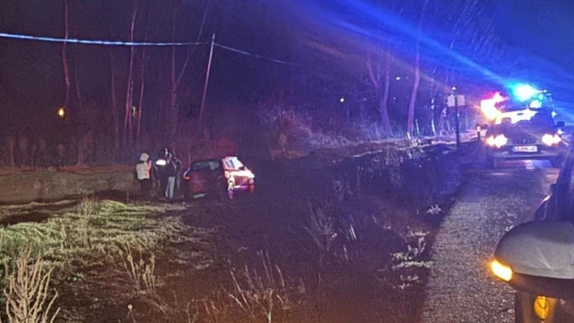 Tavşanlı'da kontrolden çıkan otomobil takla attı: 1 yaralı