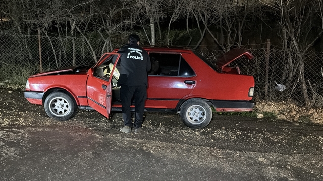 Park halindeki otomobil kundaklandı