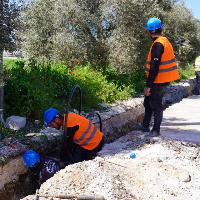 Kemikler mahallesinin içme suyu isale hattı yenilendi