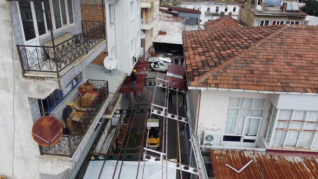 Bozdoğan'da Simit Pazarı Sokağı yenileniyor