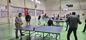 Bingöl'de masa tenisi turnuvası başladı