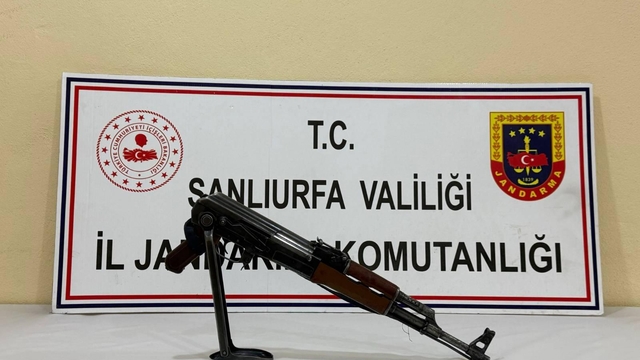 Şanlıurfa'da silah kaçakçılığı operasyonunda 1 şüpheli yakalandı