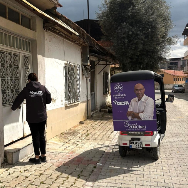 Germencik Belediyesi'nden ihtiyaç sahiplerine yıl boyu destek