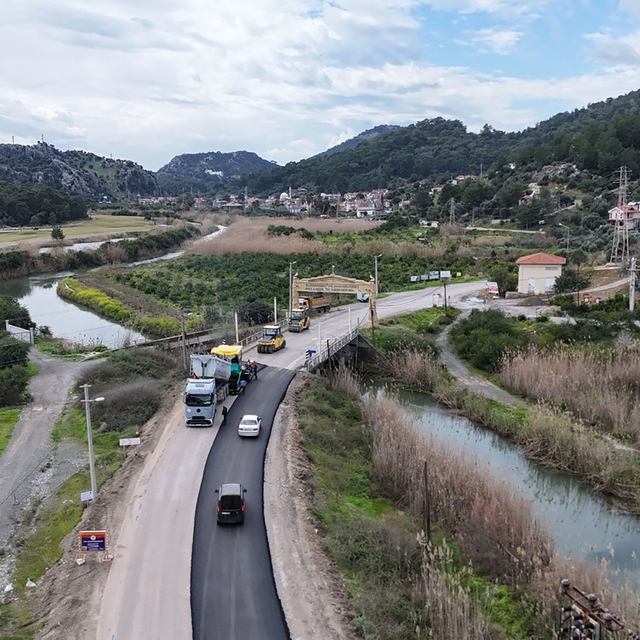 Muğla Büyükşehir 2 yılda 537 kilometre yol yaptı