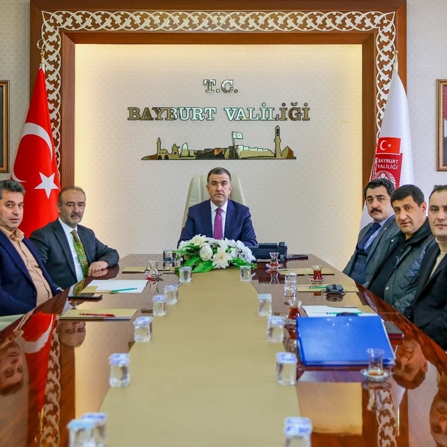 Bayburt'ta sanayi yatırımları değerlendirildi