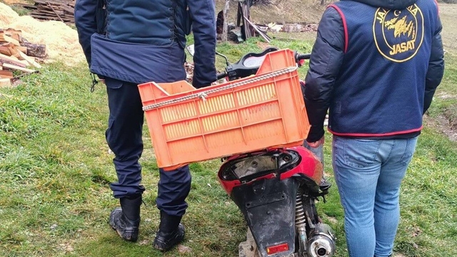 Düzce'de çalınan motosiklet 5 yıl sonra Bolu'da bulundu