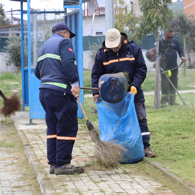 Nazilli Belediyesi'nden Esenköy'de temizlik çalışması