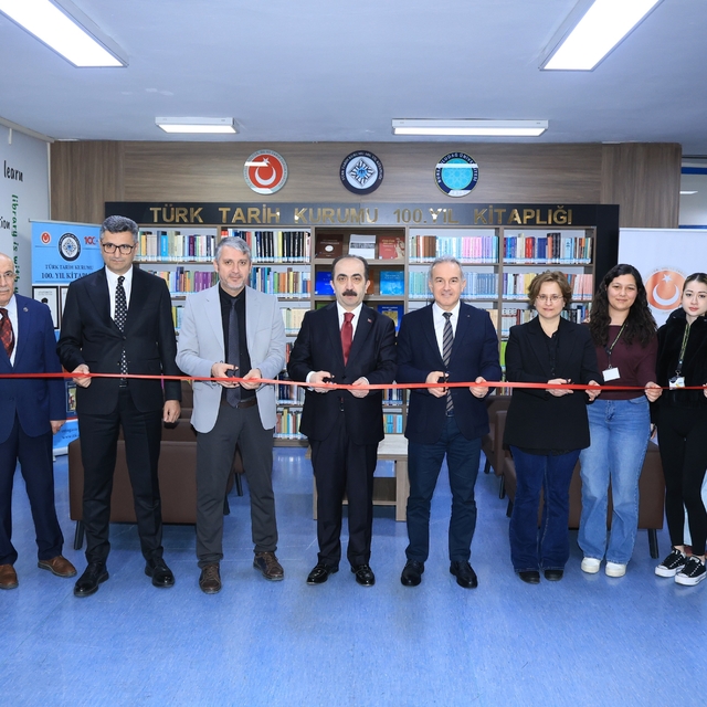 BUÜ'de Türk Tarih Kurumu 100. Yıl Kitaplığı kuruldu