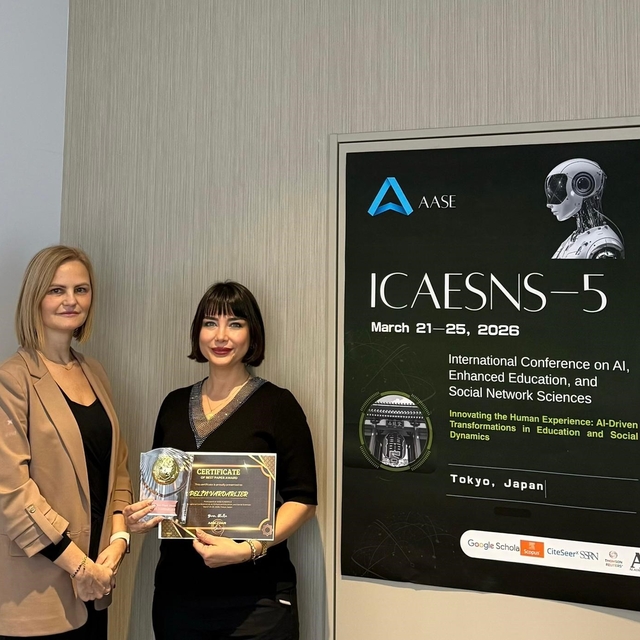 Türk Akademisyene Japonya'da "En İyi Bildiri" ödülü