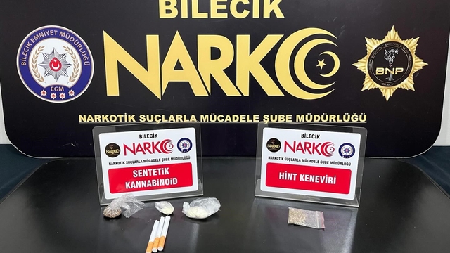 Bilecik'te bonzai ve kenevir tohumu ele geçirildi: 1 gözaltı