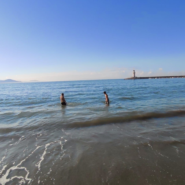 Alanya'da sabahın serinliğinde deniz keyfi