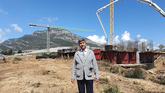 Anamur'da yapılacak caminin kıblesi yerinde belirlendi