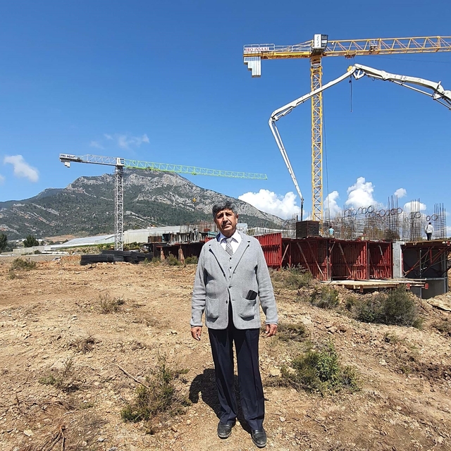 Anamur'da yapılacak caminin kıblesi yerinde belirlendi