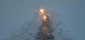 Muş'ta bahar ayında kar ulaşımı olumsuz etkiledi