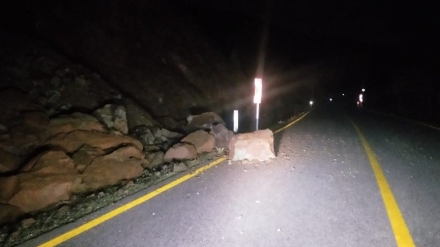 Emet'te toprak kayması