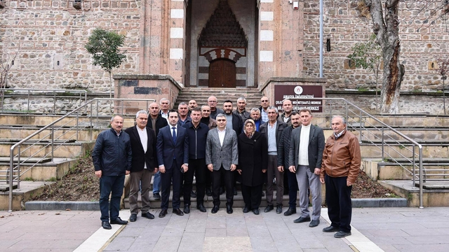 Merzifon Kaymakamı Karaaslan, muhtarlar ve esnafla bir araya geldi