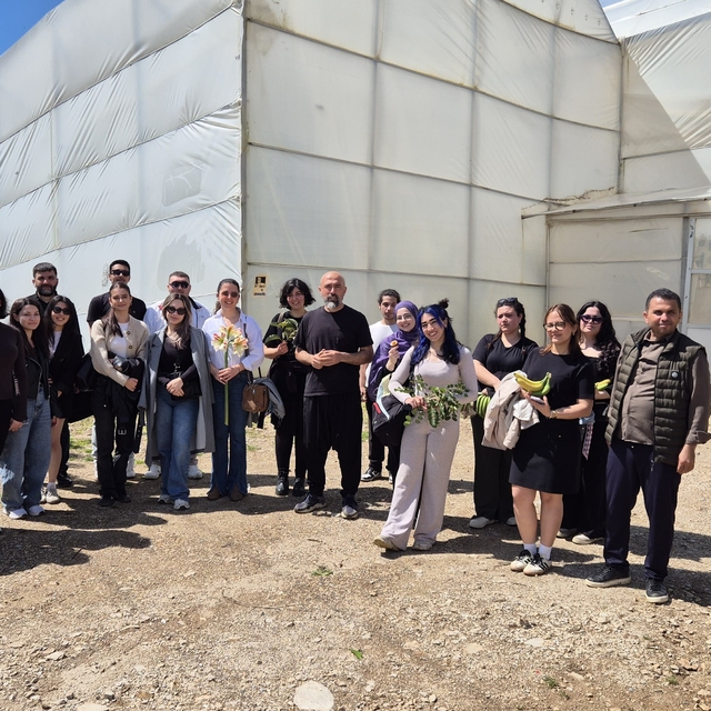 Alanya'da üniversiteli öğrencilerden tropikal bahçelere teknik gezi