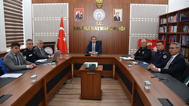 Salihli'de 'Güvenlik ve Asayiş' masaya yatırıldı