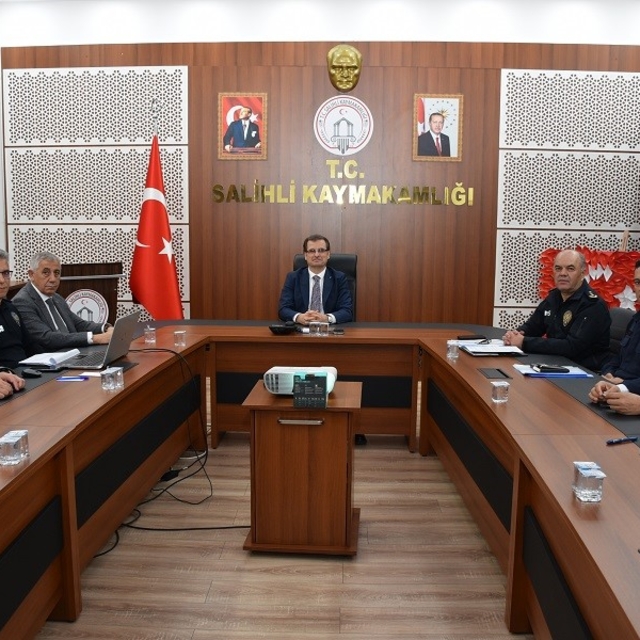 Salihli'de 'Güvenlik ve Asayiş' masaya yatırıldı