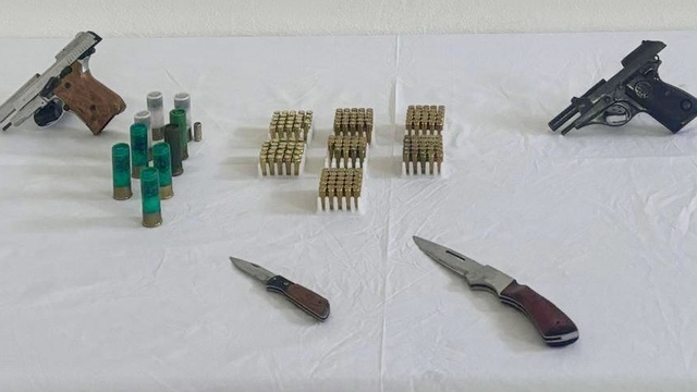 Kırşehir'de 2 ruhsatsız tabanca, 3 şarjör ve 167 fişek ele geçirildi