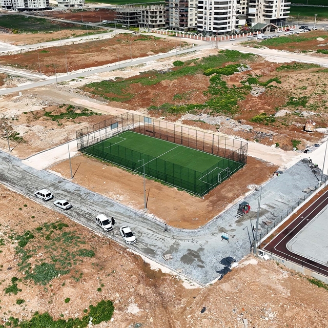 Dağeteği'ne modern yol çalışması