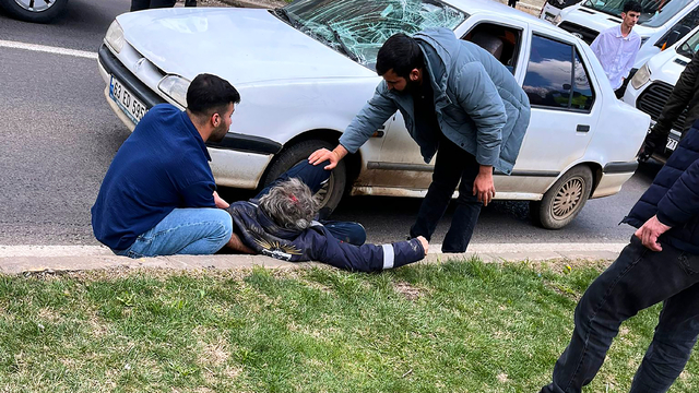 Şanlıurfa'da otomobilin çarptığı yaya yaralandı