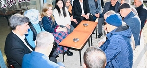 Ölmeztoprak’tan Kale’de tespit ve temaslar Kayısı bahçelerinde incelemelerde bulundu, kamu kurumları, esnaf ve vatandaşlarla bir araya geldi