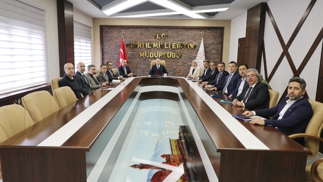 Ağrı'da eğitimde kaliteyi artırmaya yönelik çalışmalar ele alındı